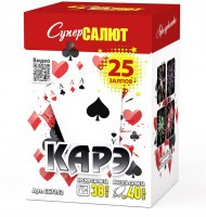 Батарея салютов Карэ CC7262 Супер Салют (25 х 0,8") 16/1