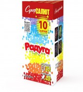 Батарея салютов Радуга CC7312 Супер Салют (10 х 1") 18/1