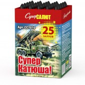 Батарея салютов Супер Катюша! CC7010 Супер Салют (25 х '0,3“) 30/4