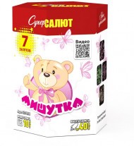 Батарея салютов Мишутка CC7056 Супер Салют (7 х 0,8") 24/1